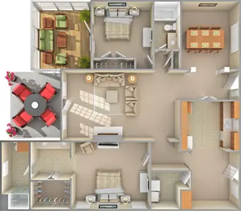 Floorplan of RoseCrest, Assisted Living, Nursing Home, Independent Living, CCRC, Inman, SC 17