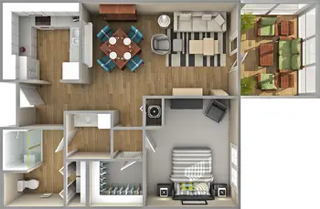 Floorplan of Franke at Seaside, Assisted Living, Nursing Home, Independent Living, CCRC, Mount Pleasant, SC 6