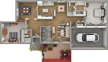 Floorplan of Franke at Seaside, Assisted Living, Nursing Home, Independent Living, CCRC, Mount Pleasant, SC 9