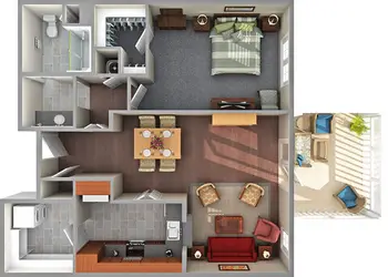 Floorplan of Franke at Seaside, Assisted Living, Nursing Home, Independent Living, CCRC, Mount Pleasant, SC 14