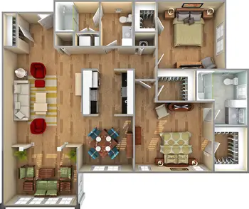 Floorplan of Franke at Seaside, Assisted Living, Nursing Home, Independent Living, CCRC, Mount Pleasant, SC 20