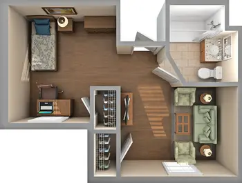Floorplan of Trinity on Laurens, Assisted Living, Nursing Home, Independent Living, CCRC, Aiken, SC 14