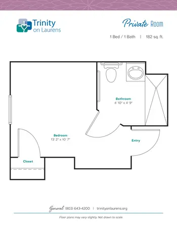 Floorplan of Trinity on Laurens, Assisted Living, Nursing Home, Independent Living, CCRC, Aiken, SC 18