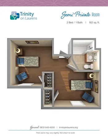 Floorplan of Trinity on Laurens, Assisted Living, Nursing Home, Independent Living, CCRC, Aiken, SC 19