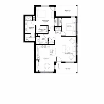 Floorplan of Rose Villa Senior Living, Assisted Living, Nursing Home, Independent Living, CCRC, Portland, OR 4