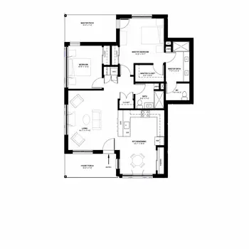 Floorplan of Rose Villa Senior Living, Assisted Living, Nursing Home, Independent Living, CCRC, Portland, OR 6