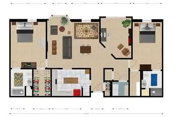 Floorplan of Cottage Grove, Assisted Living, Nursing Home, Independent Living, CCRC, Cedar Rapids, IA 2
