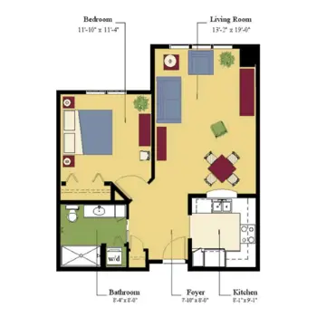 Floorplan of Friendship Haven, Assisted Living, Nursing Home, Independent Living, CCRC, Fort Dodge, IA 8
