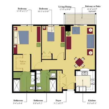 Floorplan of Friendship Haven, Assisted Living, Nursing Home, Independent Living, CCRC, Fort Dodge, IA 10