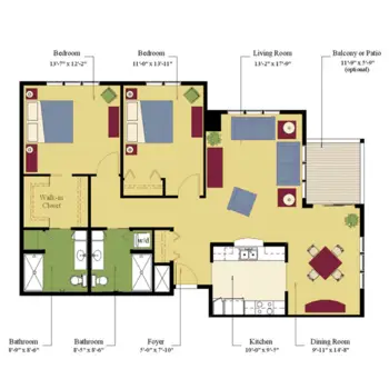 Floorplan of Friendship Haven, Assisted Living, Nursing Home, Independent Living, CCRC, Fort Dodge, IA 11