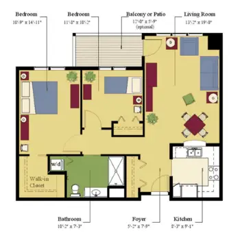 Floorplan of Friendship Haven, Assisted Living, Nursing Home, Independent Living, CCRC, Fort Dodge, IA 12