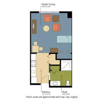 Floorplan of Friendship Haven, Assisted Living, Nursing Home, Independent Living, CCRC, Fort Dodge, IA 14