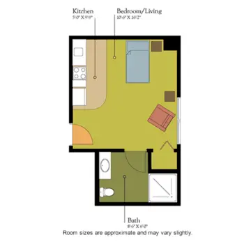 Floorplan of Friendship Haven, Assisted Living, Nursing Home, Independent Living, CCRC, Fort Dodge, IA 17
