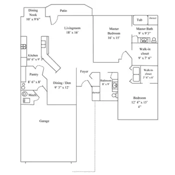 Floorplan of Friendship Haven, Assisted Living, Nursing Home, Independent Living, CCRC, Fort Dodge, IA 20