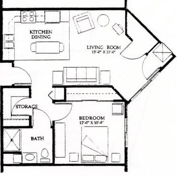 Floorplan of Methodist Manor Retirement Community, Assisted Living, Nursing Home, Independent Living, CCRC, Storm Lake, IA 8