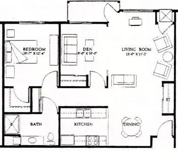 Floorplan of Methodist Manor Retirement Community, Assisted Living, Nursing Home, Independent Living, CCRC, Storm Lake, IA 3
