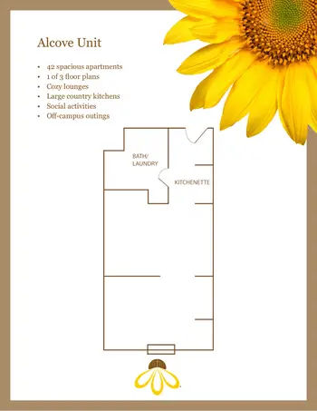 Floorplan of NewAldaya, Assisted Living, Nursing Home, Independent Living, CCRC, Cedar Falls, IA 19