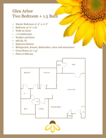 Floorplan of NewAldaya, Assisted Living, Nursing Home, Independent Living, CCRC, Cedar Falls, IA 13