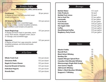 Dining menu of NewAldaya, Assisted Living, Nursing Home, Independent Living, CCRC, Cedar Falls, IA 2