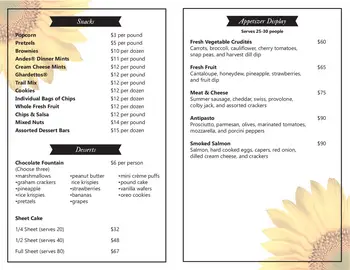 Dining menu of NewAldaya, Assisted Living, Nursing Home, Independent Living, CCRC, Cedar Falls, IA 3