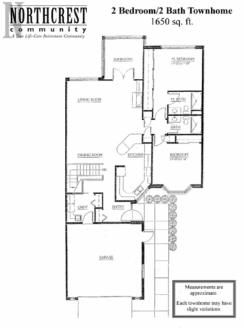 Floorplan of Northcrest Community, Assisted Living, Nursing Home, Independent Living, CCRC, Ames, IA 7