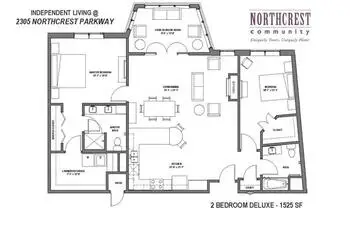 Floorplan of Northcrest Community, Assisted Living, Nursing Home, Independent Living, CCRC, Ames, IA 11