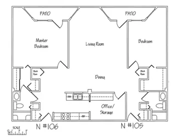 Floorplan of Ridgecrest Village, Assisted Living, Nursing Home, Independent Living, CCRC, Davenport, IA 6