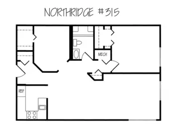 Floorplan of Ridgecrest Village, Assisted Living, Nursing Home, Independent Living, CCRC, Davenport, IA 5