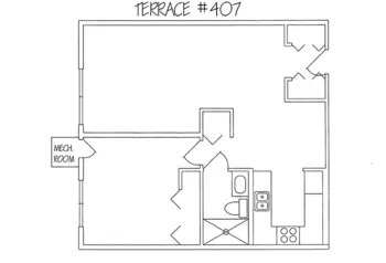 Floorplan of Ridgecrest Village, Assisted Living, Nursing Home, Independent Living, CCRC, Davenport, IA 8