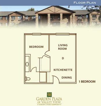 Floorplan of Garden Plaza of Valley View, Assisted Living, Nursing Home, Independent Living, CCRC, Boise, ID 1