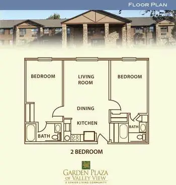 Floorplan of Garden Plaza of Valley View, Assisted Living, Nursing Home, Independent Living, CCRC, Boise, ID 5