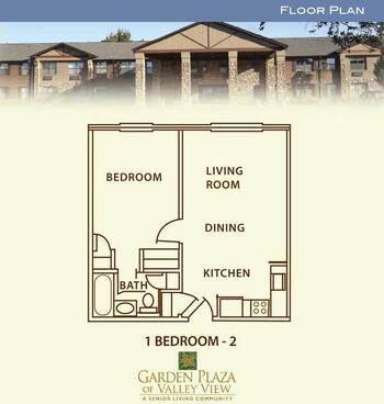 Floorplan of Garden Plaza of Valley View, Assisted Living, Nursing Home, Independent Living, CCRC, Boise, ID 6