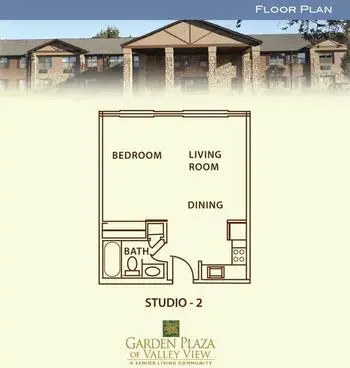 Floorplan of Garden Plaza of Valley View, Assisted Living, Nursing Home, Independent Living, CCRC, Boise, ID 8