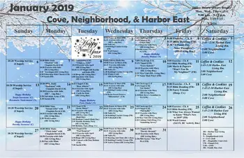 Activity Calendar of Fairhaven Christian Retirement Center, Assisted Living, Nursing Home, Independent Living, CCRC, Rockford, IL 10