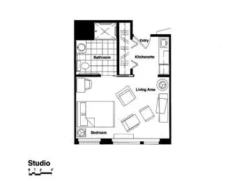 Floorplan of Cantata, Assisted Living, Nursing Home, Independent Living, CCRC, Brookfield, IL 6