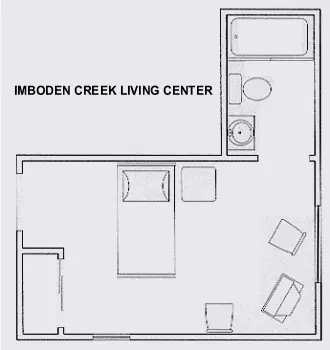 Floorplan of Imboden Creek, Assisted Living, Nursing Home, Independent Living, CCRC, Decatur, IL 2