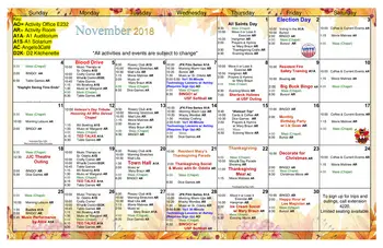 Activity Calendar of Our Lady of Angels, Assisted Living, Nursing Home, Independent Living, CCRC, Joliet, IL 3