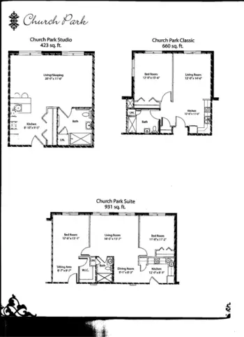 Floorplan of Park View Home, Assisted Living, Nursing Home, Independent Living, CCRC, Freeport, IL 4