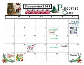 Activity Calendar of Pinecrest Community, Assisted Living, Nursing Home, Independent Living, CCRC, Mount Morris, IL 3