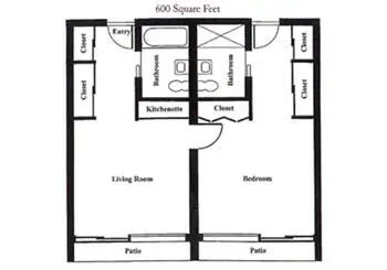 Floorplan of The Esquiline, Assisted Living, Nursing Home, Independent Living, CCRC, Belleville, IL 1
