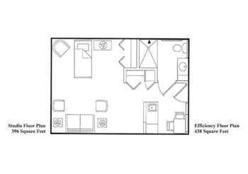 Floorplan of The Esquiline, Assisted Living, Nursing Home, Independent Living, CCRC, Belleville, IL 4