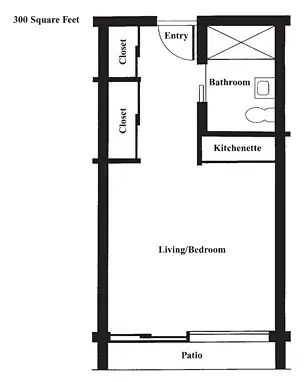 Floorplan of The Esquiline, Assisted Living, Nursing Home, Independent Living, CCRC, Belleville, IL 11