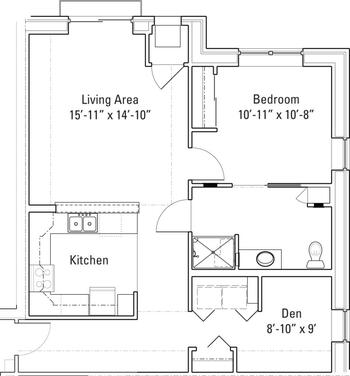 Floorplan of Mercy Circle, Assisted Living, Nursing Home, Independent Living, CCRC, Chicago, IL 1