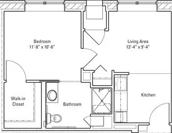 Floorplan of Mercy Circle, Assisted Living, Nursing Home, Independent Living, CCRC, Chicago, IL 4