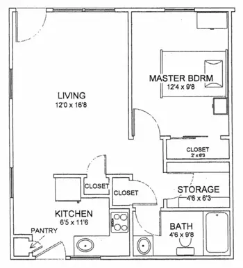 Floorplan of Good Samaritan Home of Quincy, Assisted Living, Nursing Home, Independent Living, CCRC, Quincy, IL 1