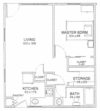 Floorplan of Good Samaritan Home of Quincy, Assisted Living, Nursing Home, Independent Living, CCRC, Quincy, IL 2
