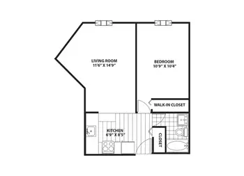 Floorplan of Peace Village, Assisted Living, Nursing Home, Independent Living, CCRC, Palos Park, IL 1