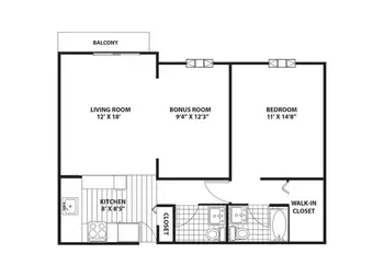 Floorplan of Peace Village, Assisted Living, Nursing Home, Independent Living, CCRC, Palos Park, IL 3