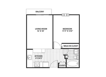 Floorplan of Peace Village, Assisted Living, Nursing Home, Independent Living, CCRC, Palos Park, IL 4