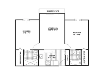 Floorplan of Peace Village, Assisted Living, Nursing Home, Independent Living, CCRC, Palos Park, IL 5